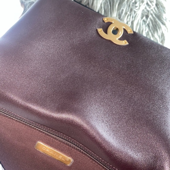 New Chanel 19 Purse brown gold bag chanelbag chanelpurse crossbody handbag - Picture 10 of 17